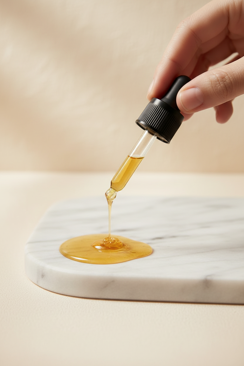 Clarifying Saffron Oil